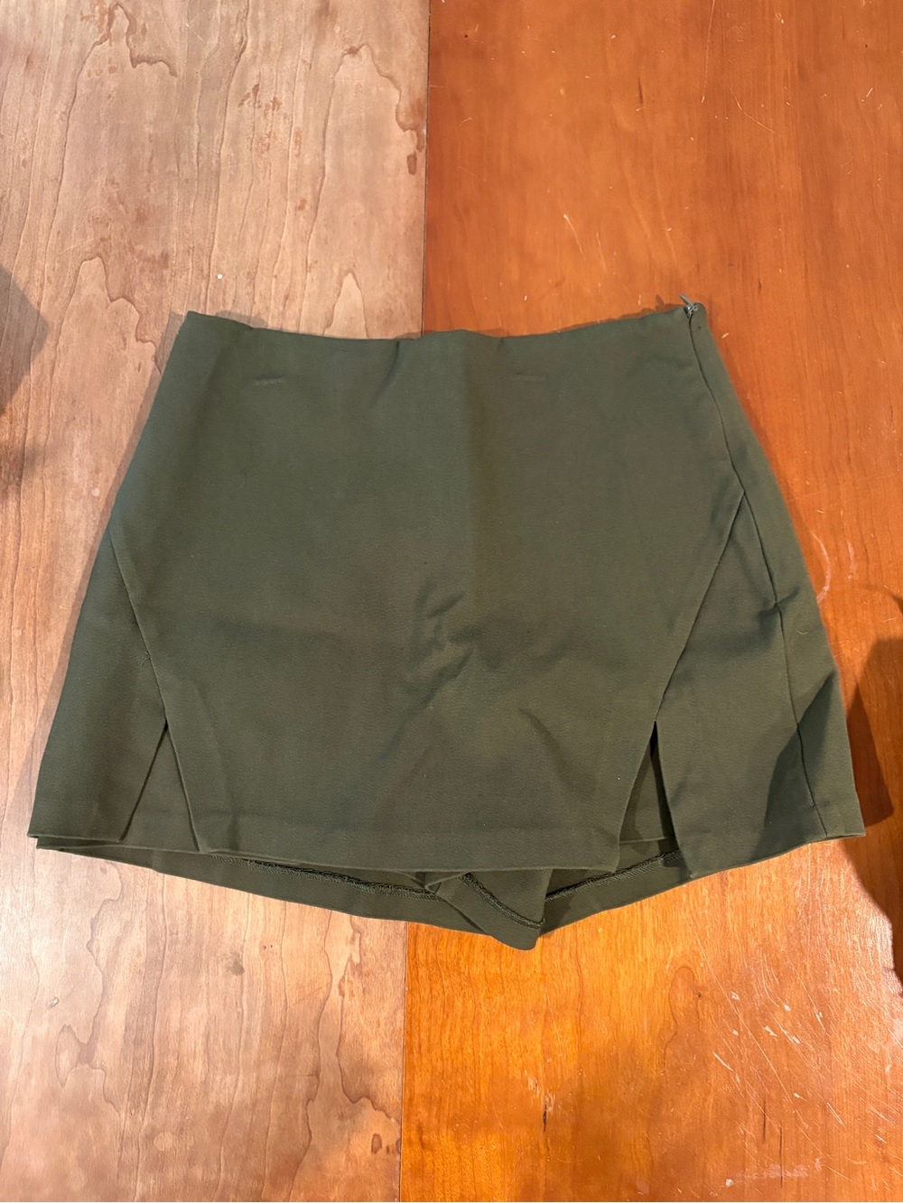 Endless Rose Olive Green Mini Skirt